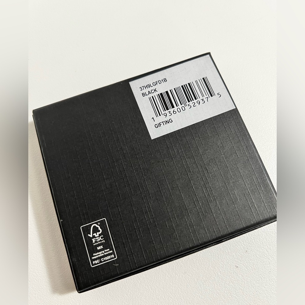 Michael Kors NIB $118 black Logo Card Case with Bill Clip Blue One Size - Picture 14 of 14